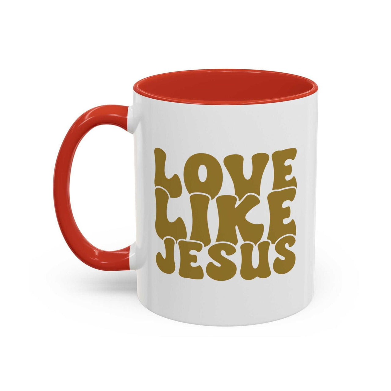Jesus Mug - Custom Printed Love Like Jesus Mug, 11oz - Wear Your Heart