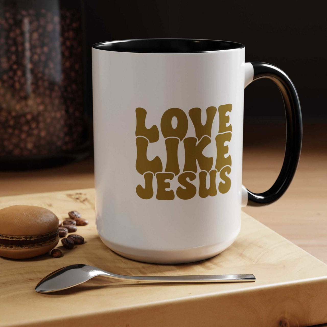 Jesus Mug - Custom Printed Love Like Jesus Mug, 11oz - Wear Your Heart