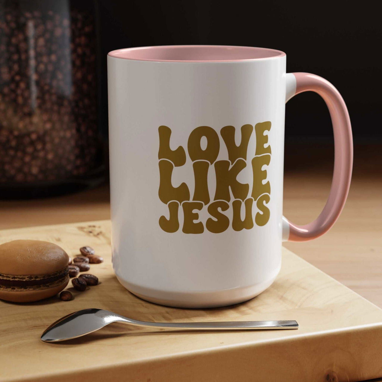 Jesus Mug - Custom Printed Love Like Jesus Mug, 11oz - Wear Your Heart