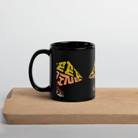 Keep Going Mug – Retro Car Motivational Glossy Black Mug | WYH Inspiration Series - Wear Your Heart