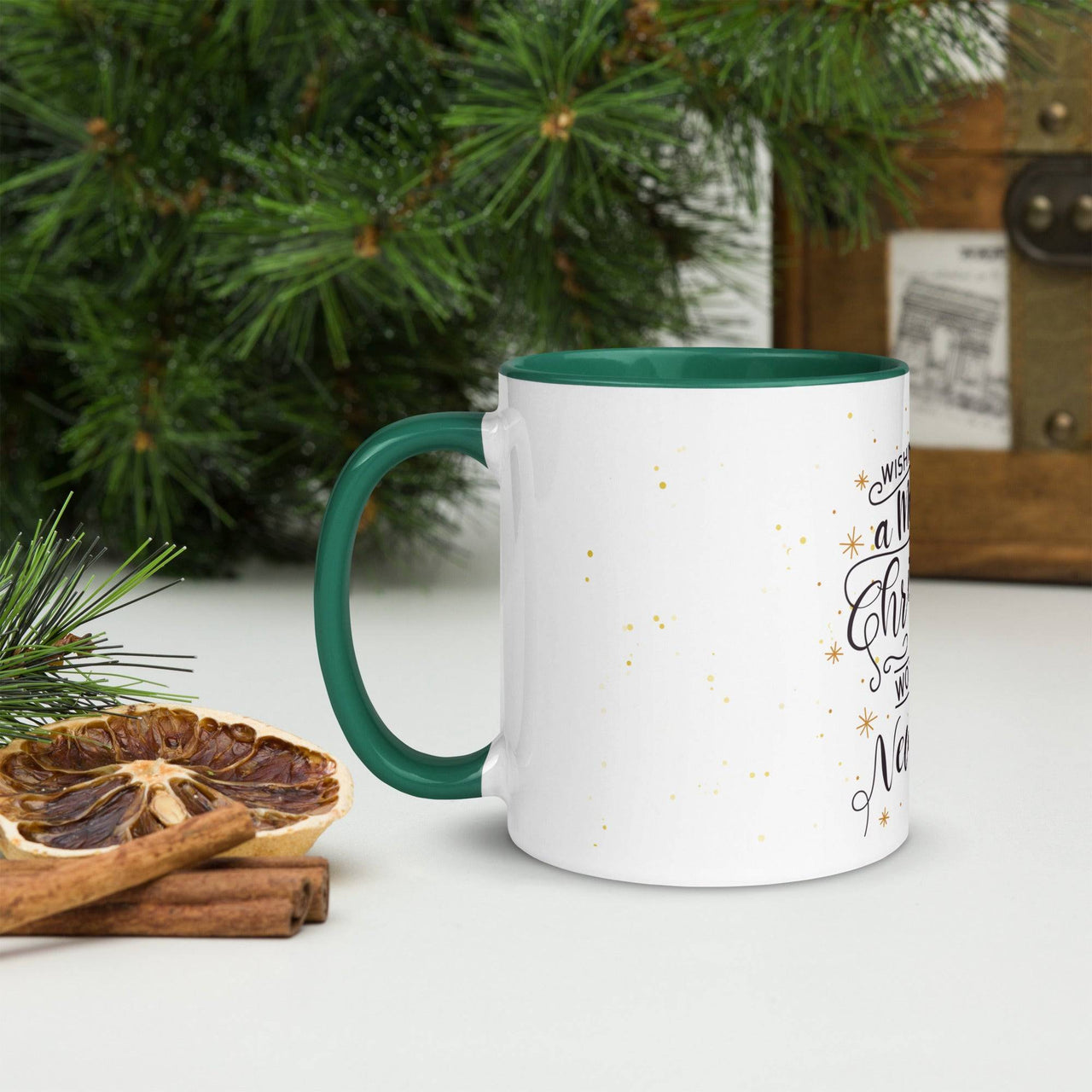 Merry Christmas and Happy New Year Mug – Colour Inside - Wear Your Heart