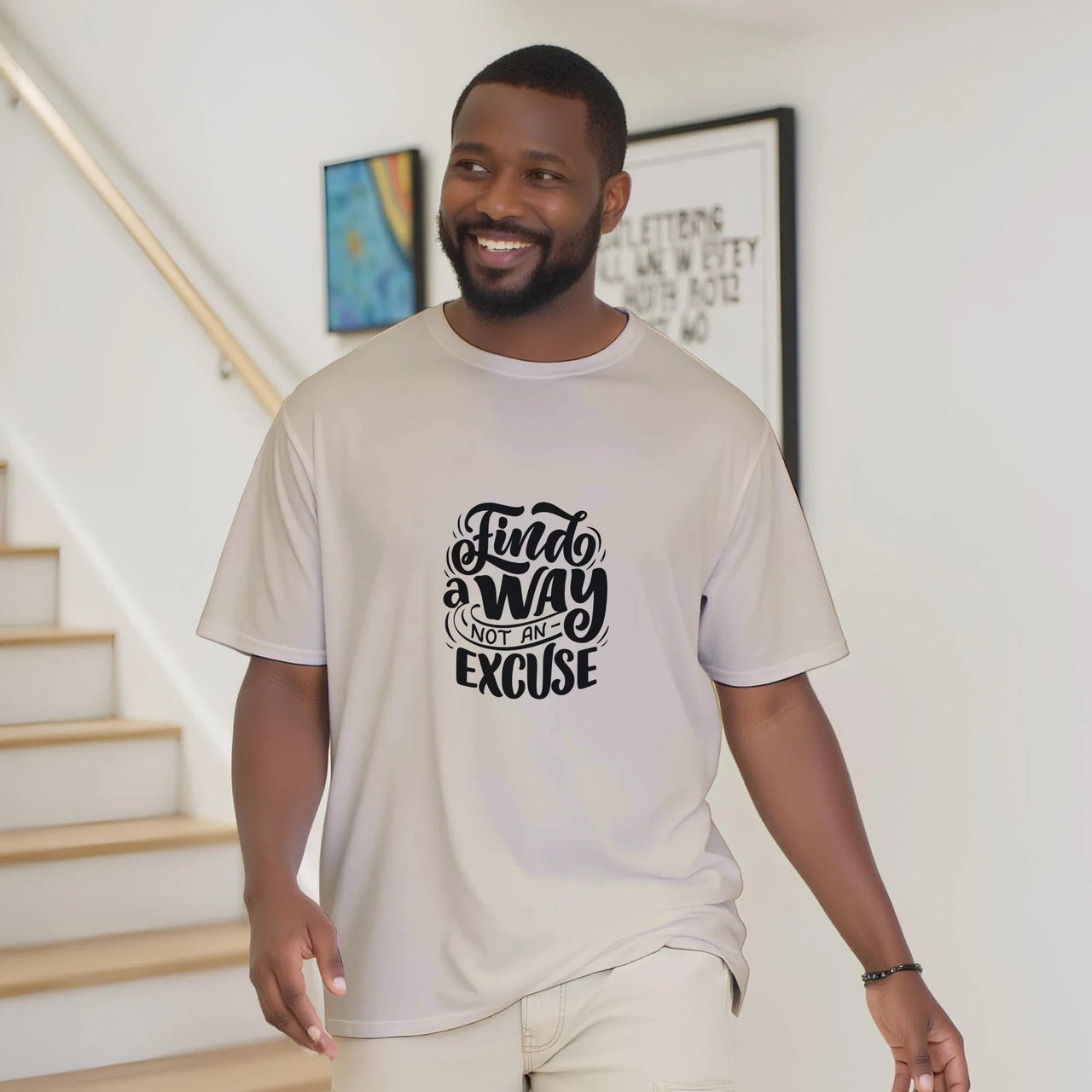 Motivational Unisex T-Shirt – Find a Way, Not an Excuse - Wear Your Heart