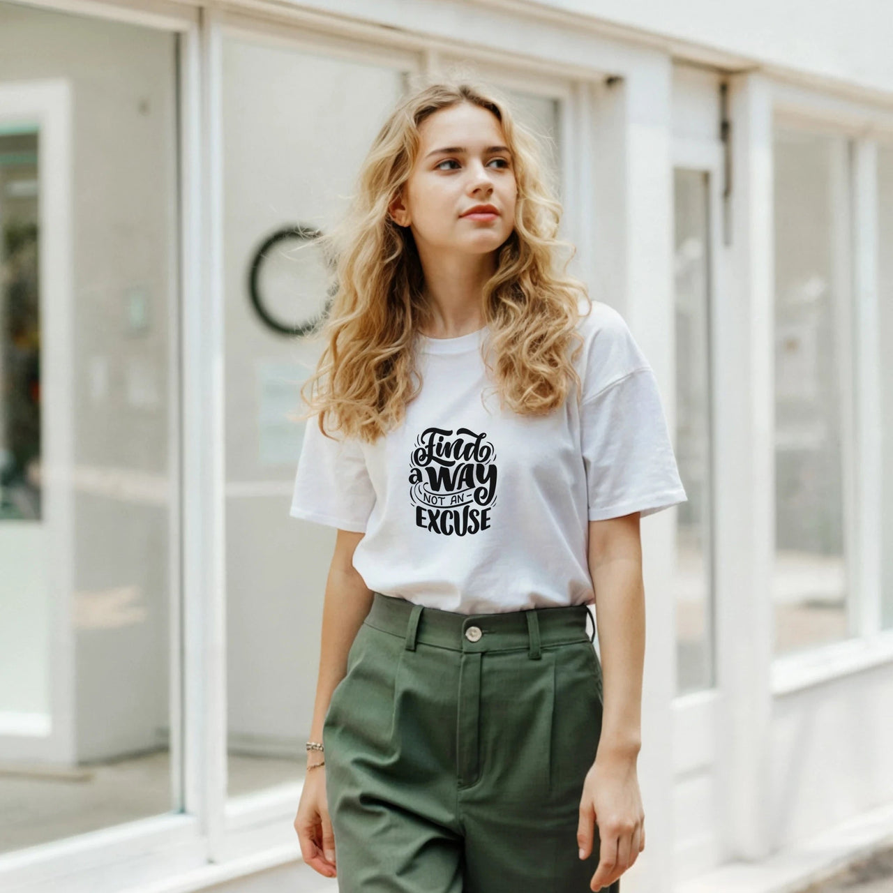 Motivational Unisex T-Shirt – Find a Way, Not an Excuse - Wear Your Heart