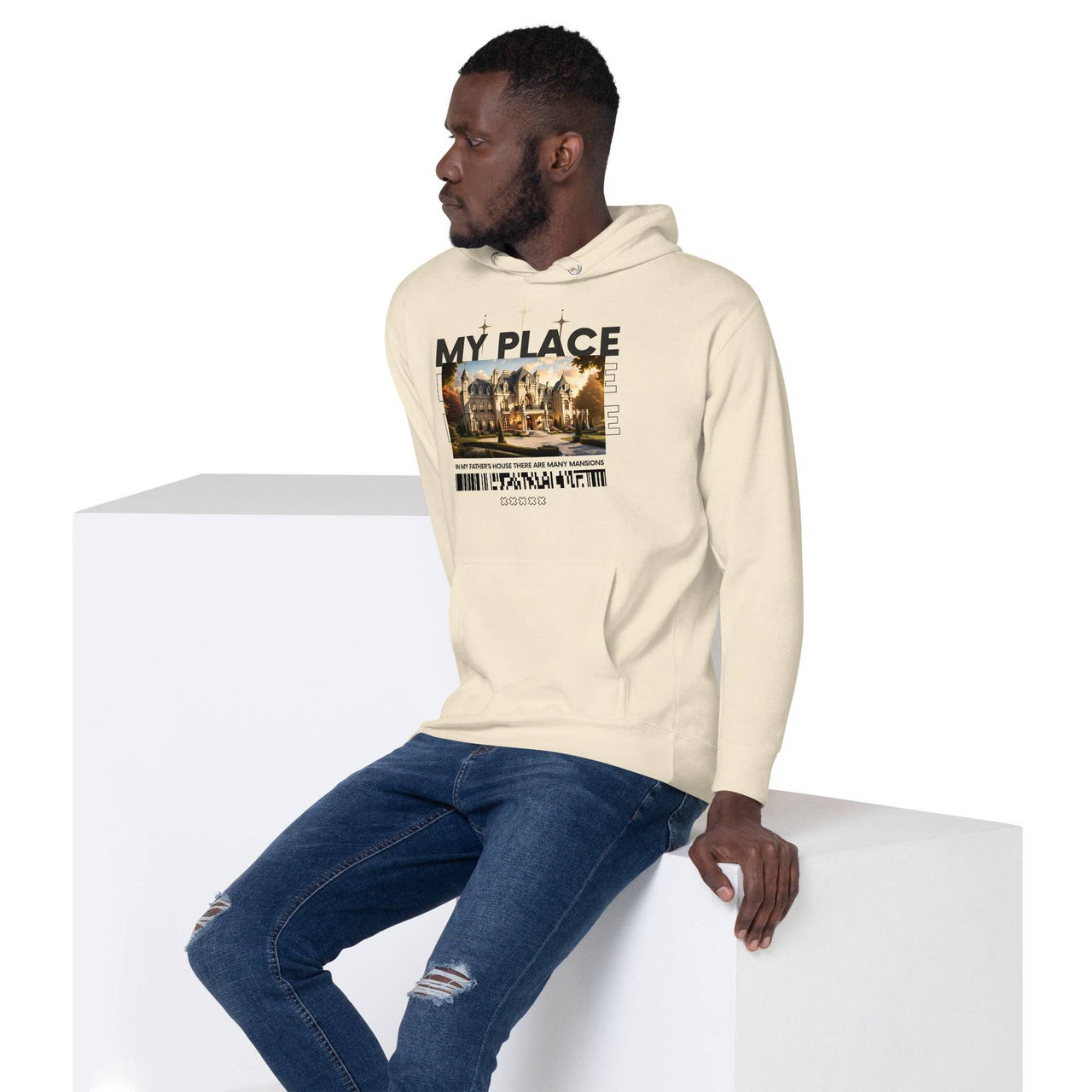 My Place Unisex Hoodie – Stylish Faith - Based Comfort for Everyday Wear - Wear Your Heart
