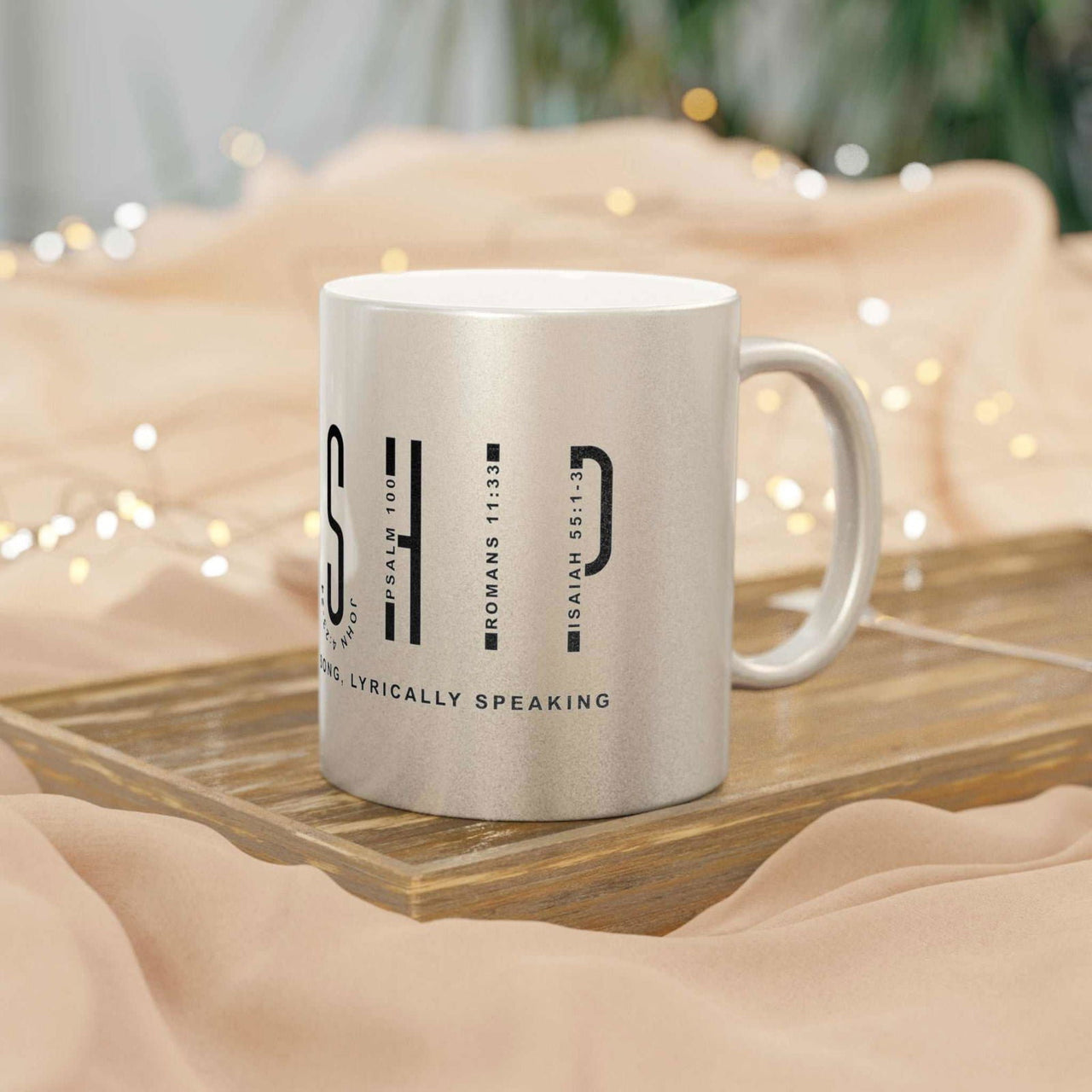 My Worship Is a Love Song Lyrically Speaking Mug | Christian Mug - Wear Your Heart