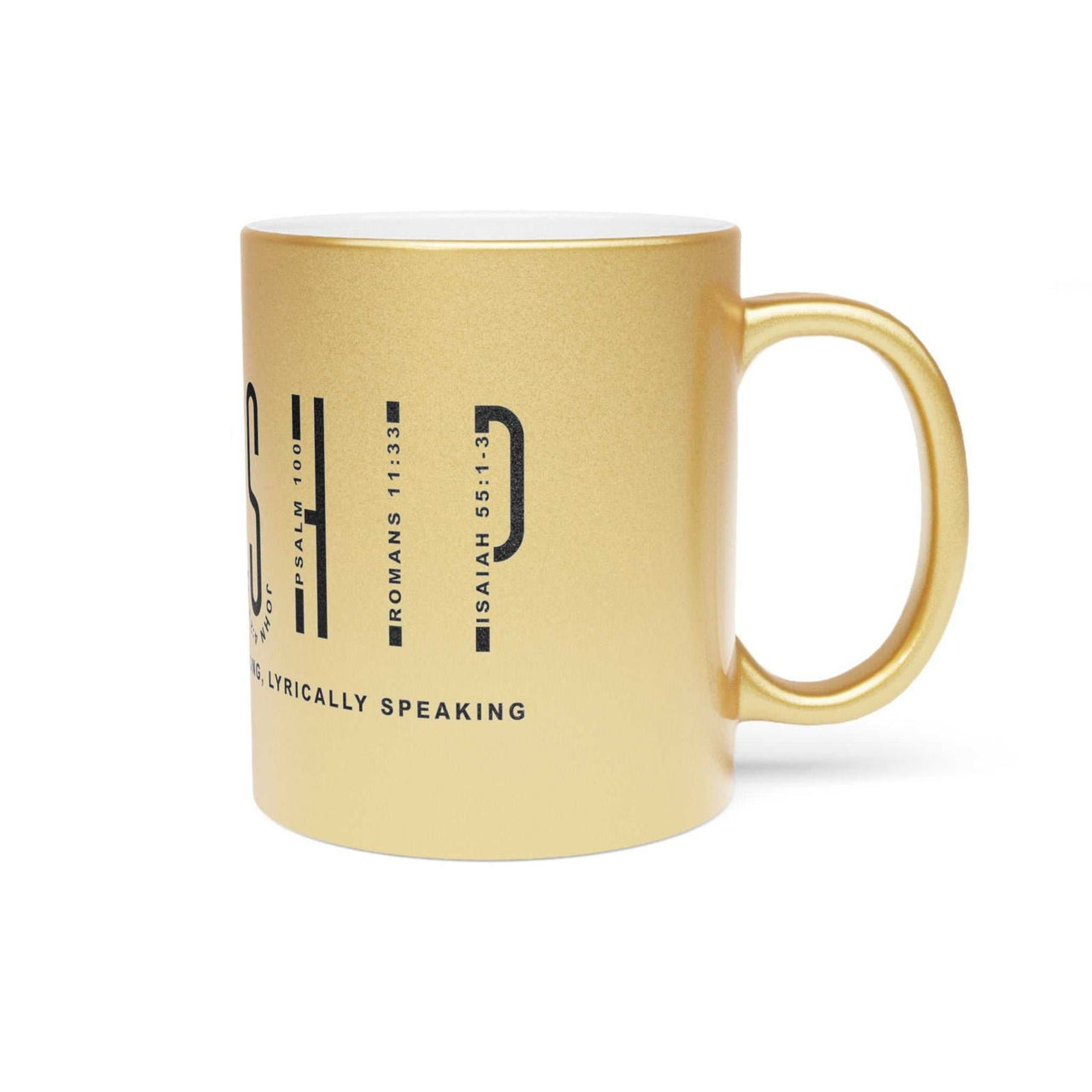 My Worship Is a Love Song Lyrically Speaking Mug | Christian Mug - Wear Your Heart