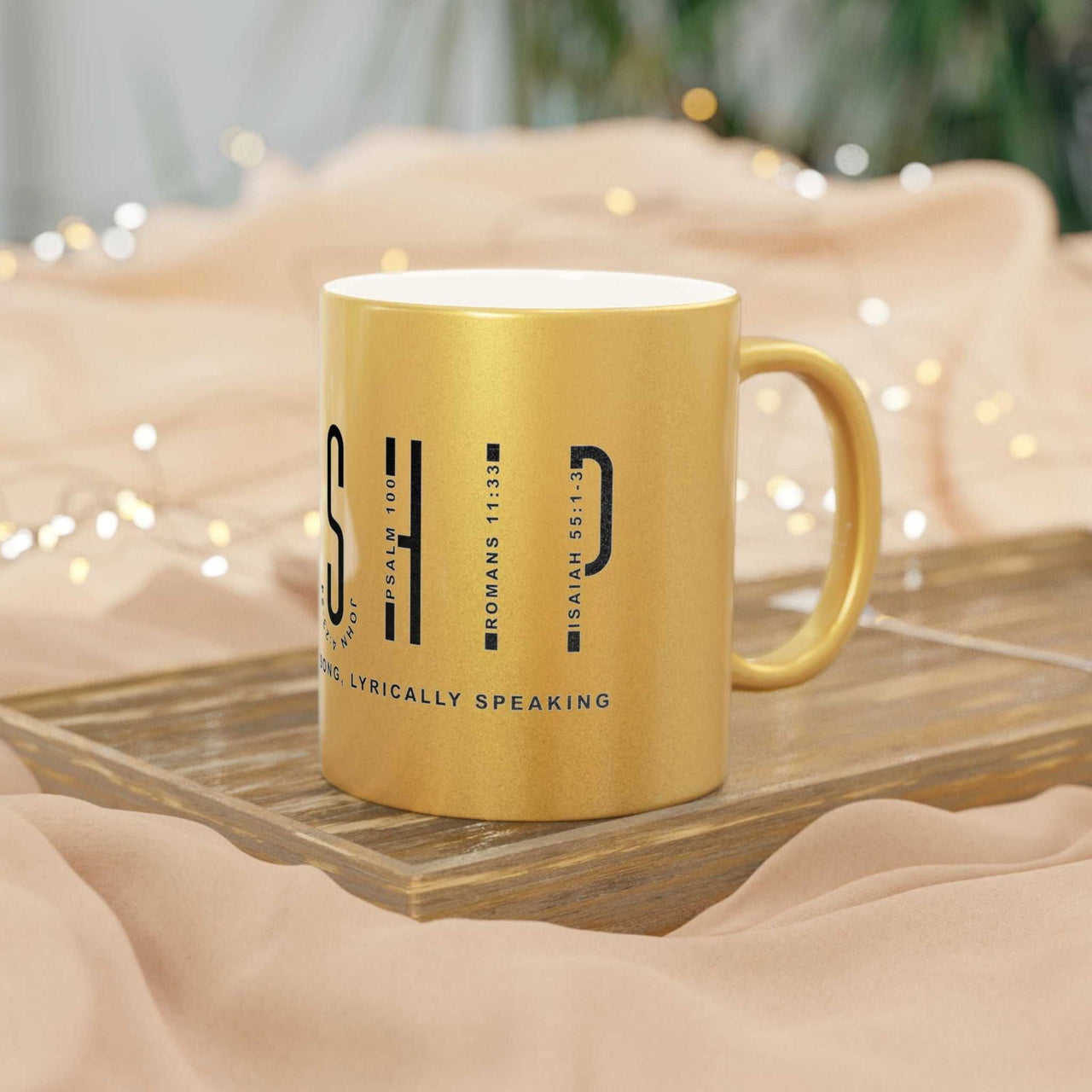 My Worship Is a Love Song Lyrically Speaking Mug | Christian Mug - Wear Your Heart