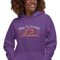 My Worship Is a Love Song Unisex Embroidery Hoodie | Christian Apparel - Wear Your Heart