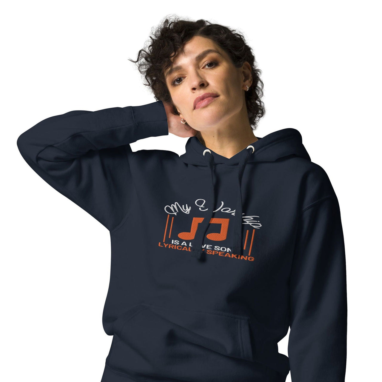 My Worship Is a Love Song Unisex Embroidery Hoodie | Christian Apparel - Wear Your Heart