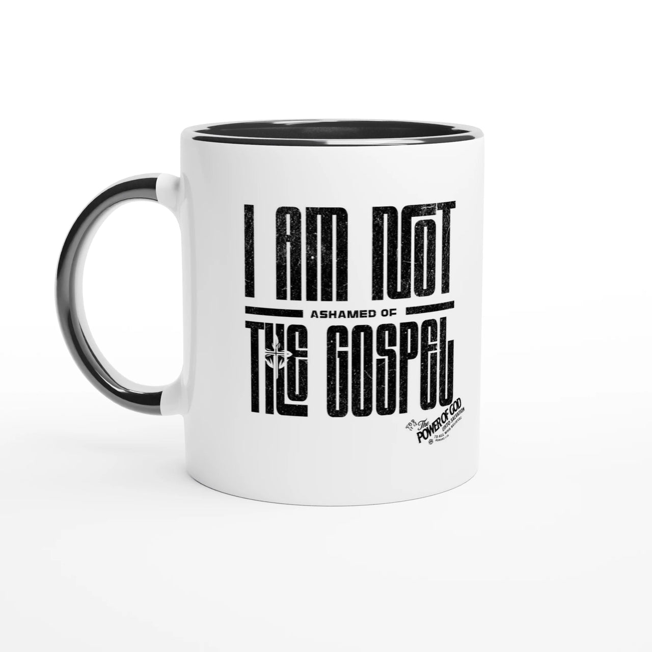 Not Ashamed Gospel Ceramic Mug | Romans 1:16 Christian Gift | Wear Your Heart - Wear Your Heart