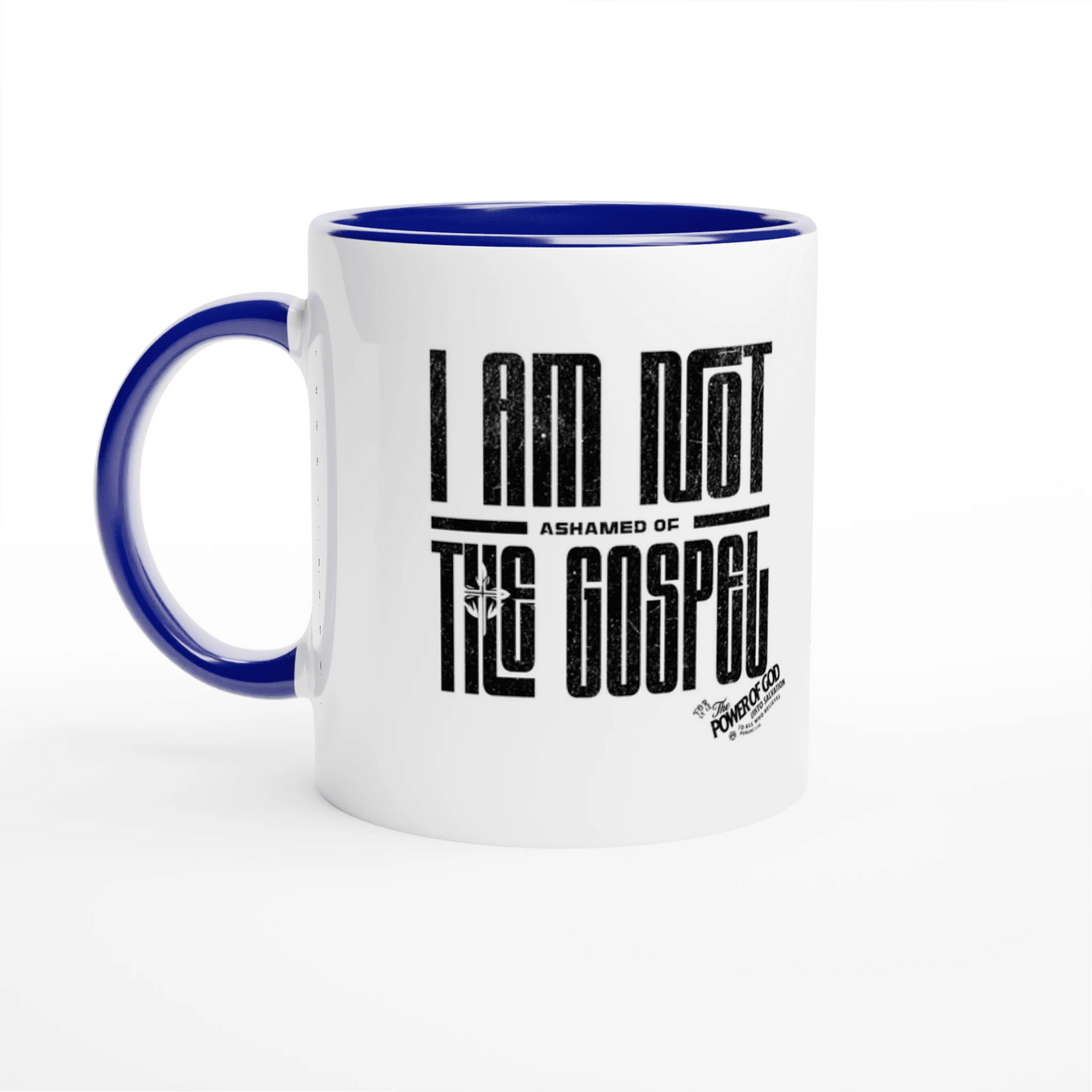 Not Ashamed Gospel Ceramic Mug | Romans 1:16 Christian Gift | Wear Your Heart - Wear Your Heart