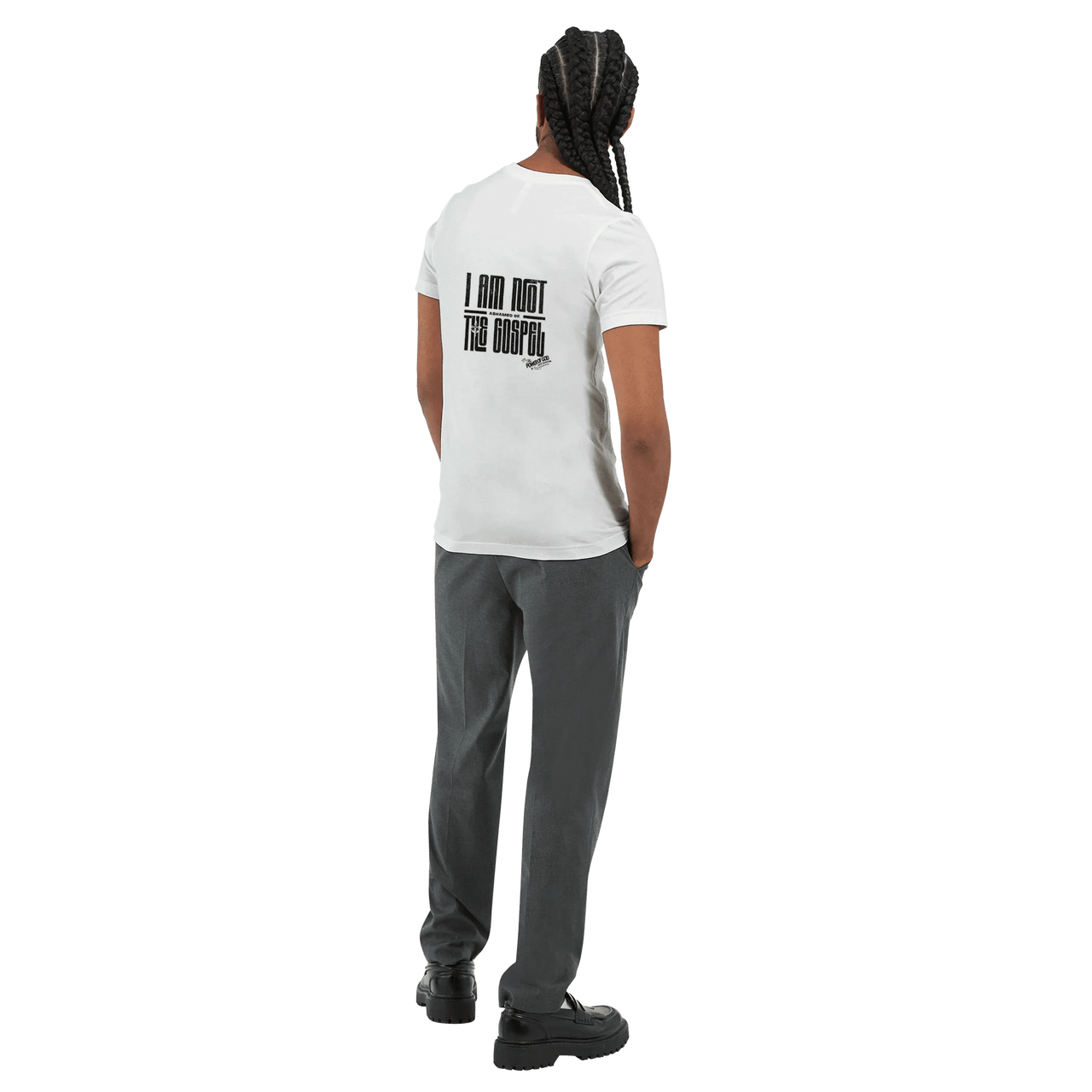 Not Ashamed Premium Tee | Romans 1:16 Christian Streetwear | Wear Your Heart - Wear Your Heart