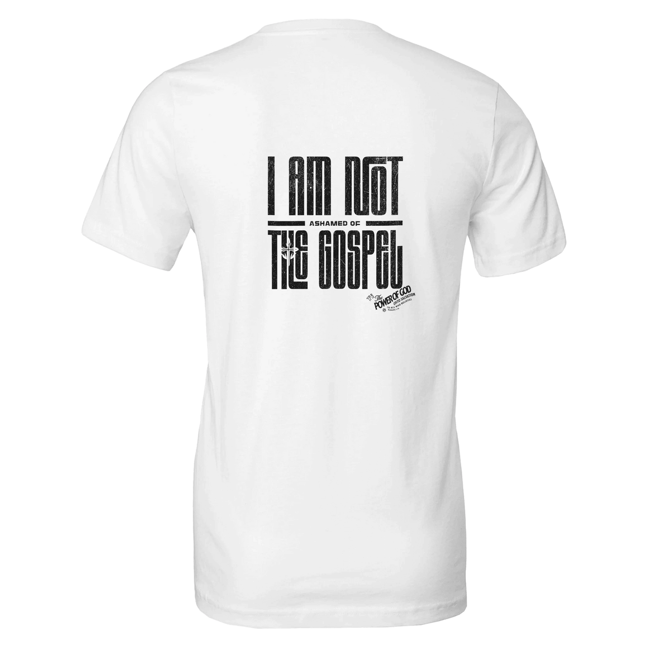 Not Ashamed Premium Tee | Romans 1:16 Christian Streetwear | Wear Your Heart - Wear Your Heart