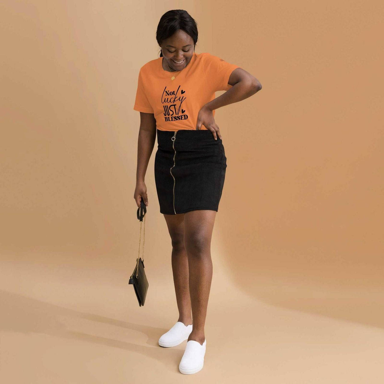 Not Lucky Just Blessed Unisex Staple T-Shirt | Christian Apparel - Wear Your Heart