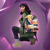 Personalised Backpack - Custom All Print Be The Light & Overcomer Designs | Water - Resistant & Ergonomic - Wear Your Heart