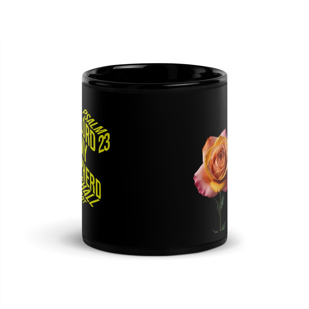 Psalm 23 Mug – The Lord Is My Shepherd Christian Coffee Glossy Mug | Faith Gift - Wear Your Heart