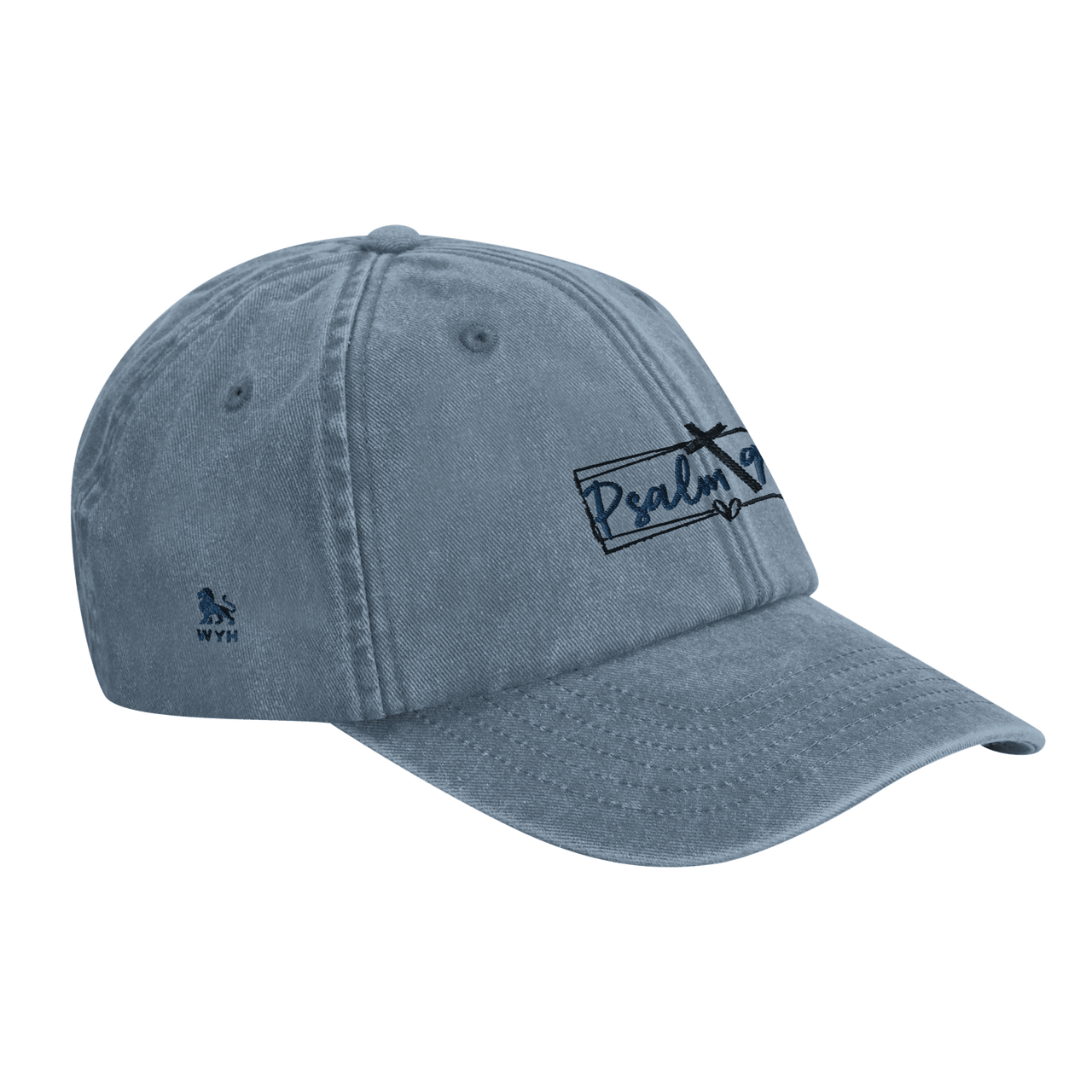 Psalm 95:1 Embroidered Cap | Christian Worship Hat | Wear Your Heart - Wear Your Heart