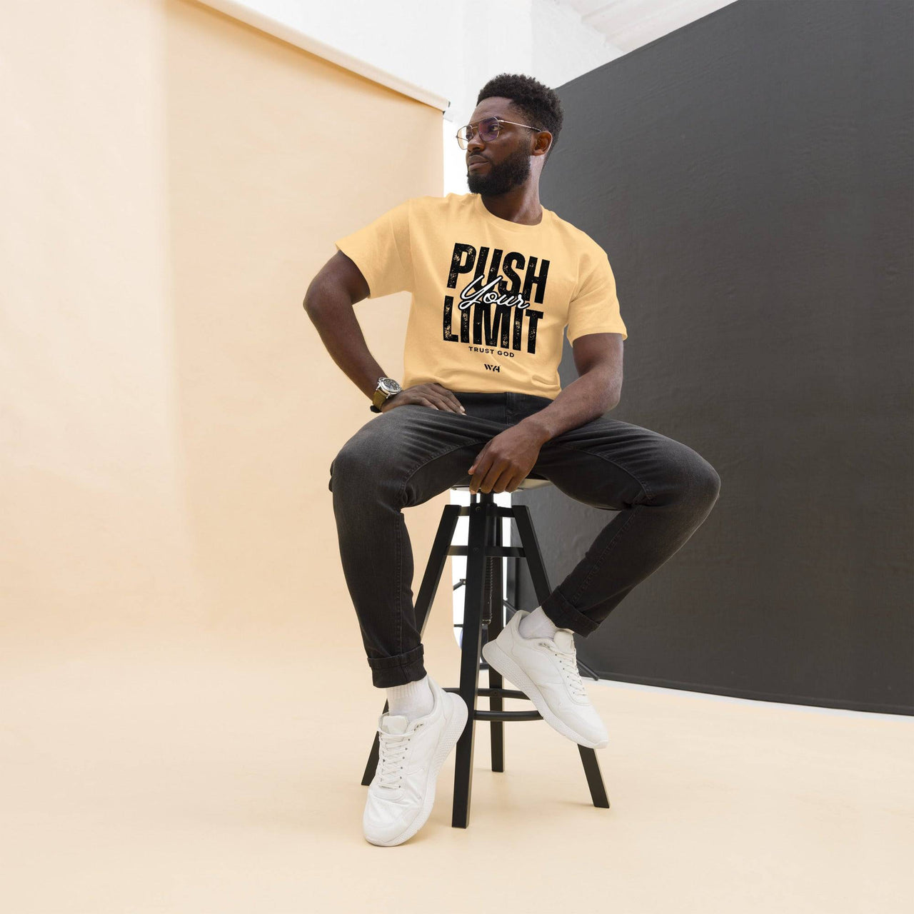 Push Your Limit, Trust God – Unisex Christian T-Shirt - Wear Your Heart