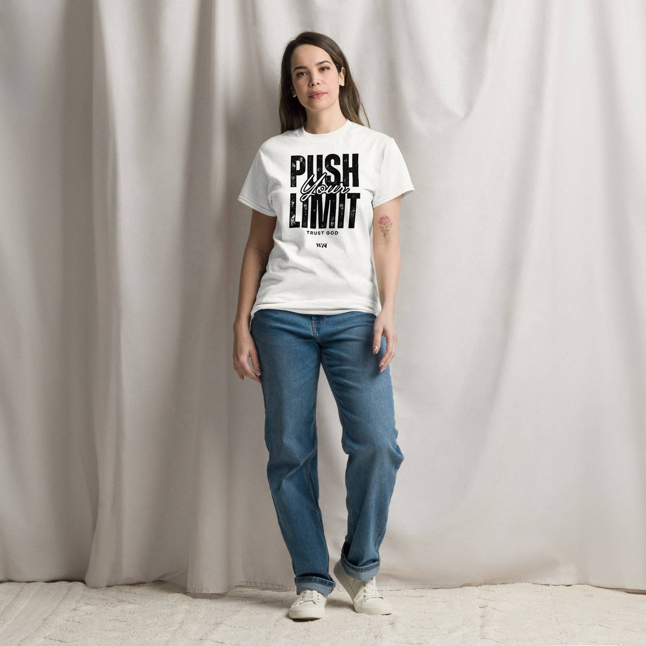 Push Your Limit, Trust God – Unisex Christian T-Shirt - Wear Your Heart