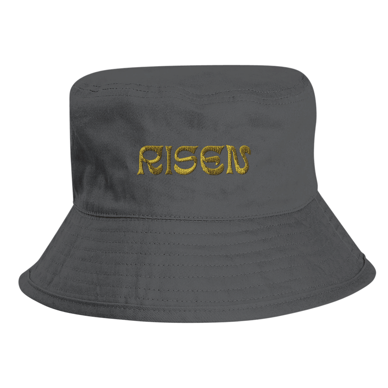 Risen Embroidered Organic Cotton Bucket Hat | Beechfield B90N - Wear Your Heart