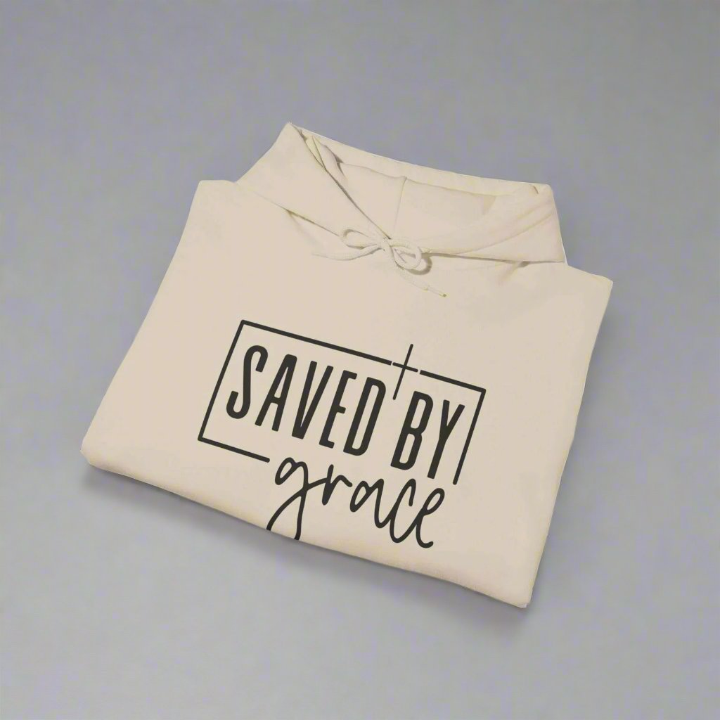 Saved by Grace Unisex Hoodie | Christian Apparel | Wear Your Heart - Wear Your Heart