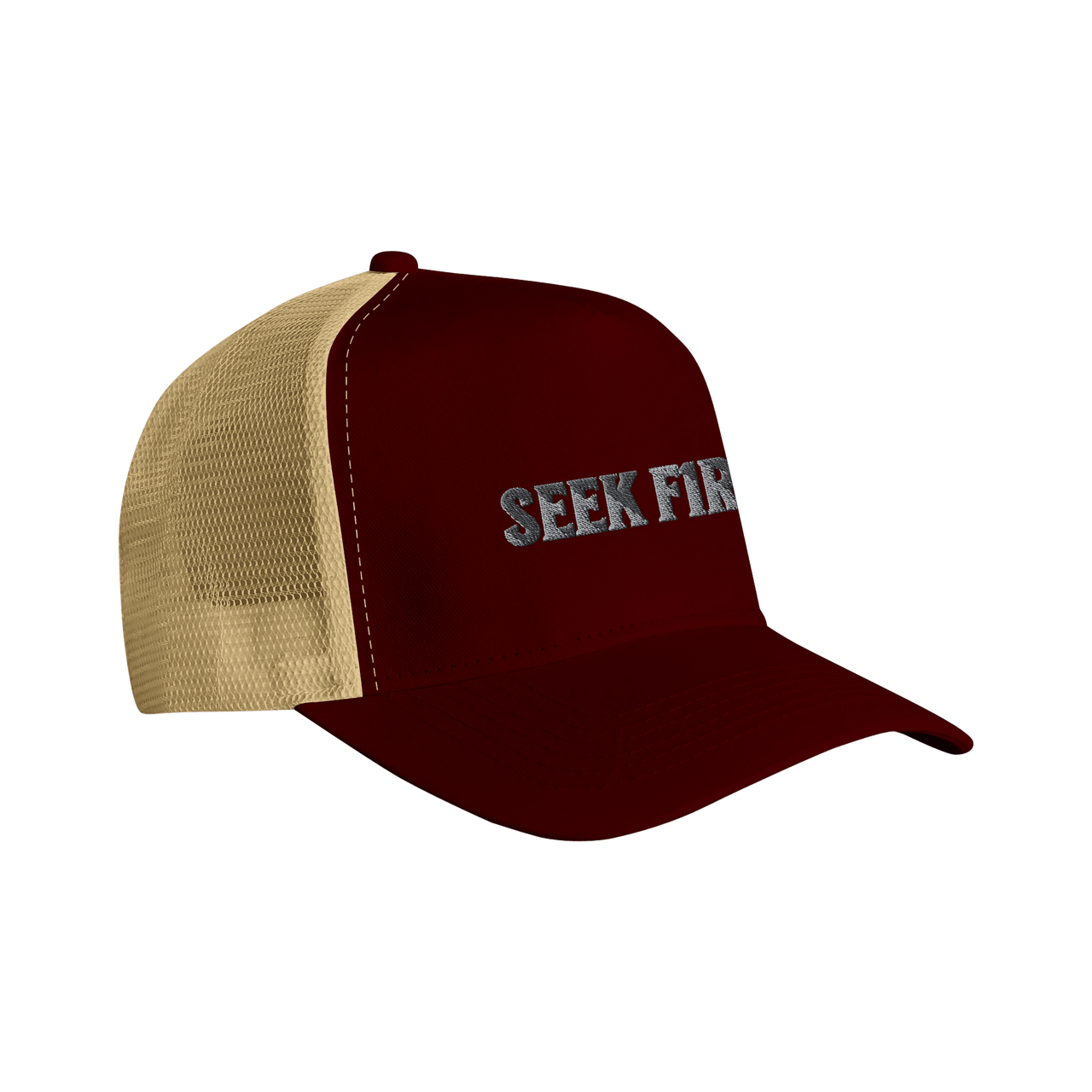 Seek F1rst Snapback Trucker | Matthew 6:33 Christian Cap | Wear Your Heart - Wear Your Heart