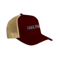 Seek F1rst Snapback Trucker | Matthew 6:33 Christian Cap | Wear Your Heart - Wear Your Heart