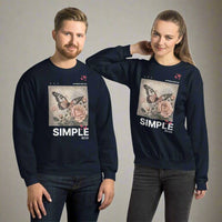 Simple Unisex Sweatshirt – My Peace Faith - Based Christian Apparel - Wear Your Heart