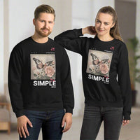 Simple Unisex Sweatshirt – My Peace Faith - Based Christian Apparel - Wear Your Heart