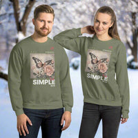 Simple Unisex Sweatshirt – My Peace Faith - Based Christian Apparel - Wear Your Heart