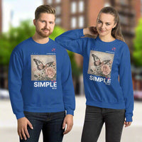Simple Unisex Sweatshirt – My Peace Faith - Based Christian Apparel - Wear Your Heart