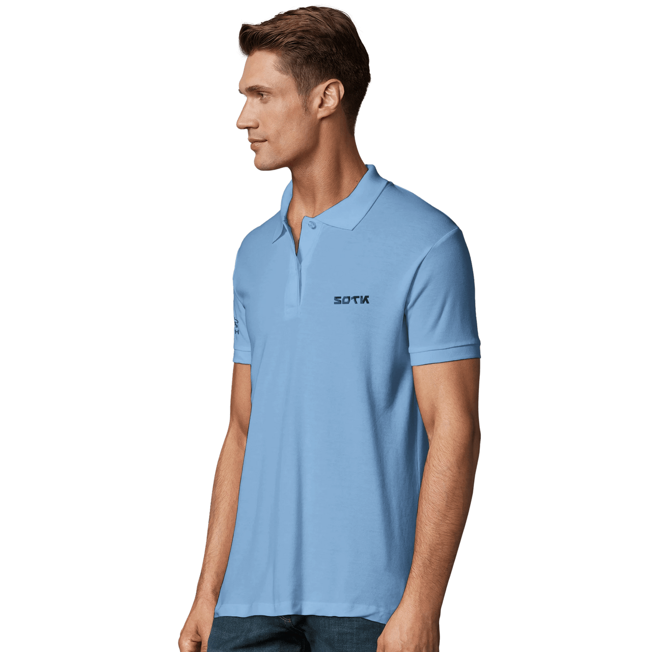 Son of the King SOTK Embroidered Men's Polo Shirt | Christian Faith Wear | Wear Your Heart - Wear Your Heart