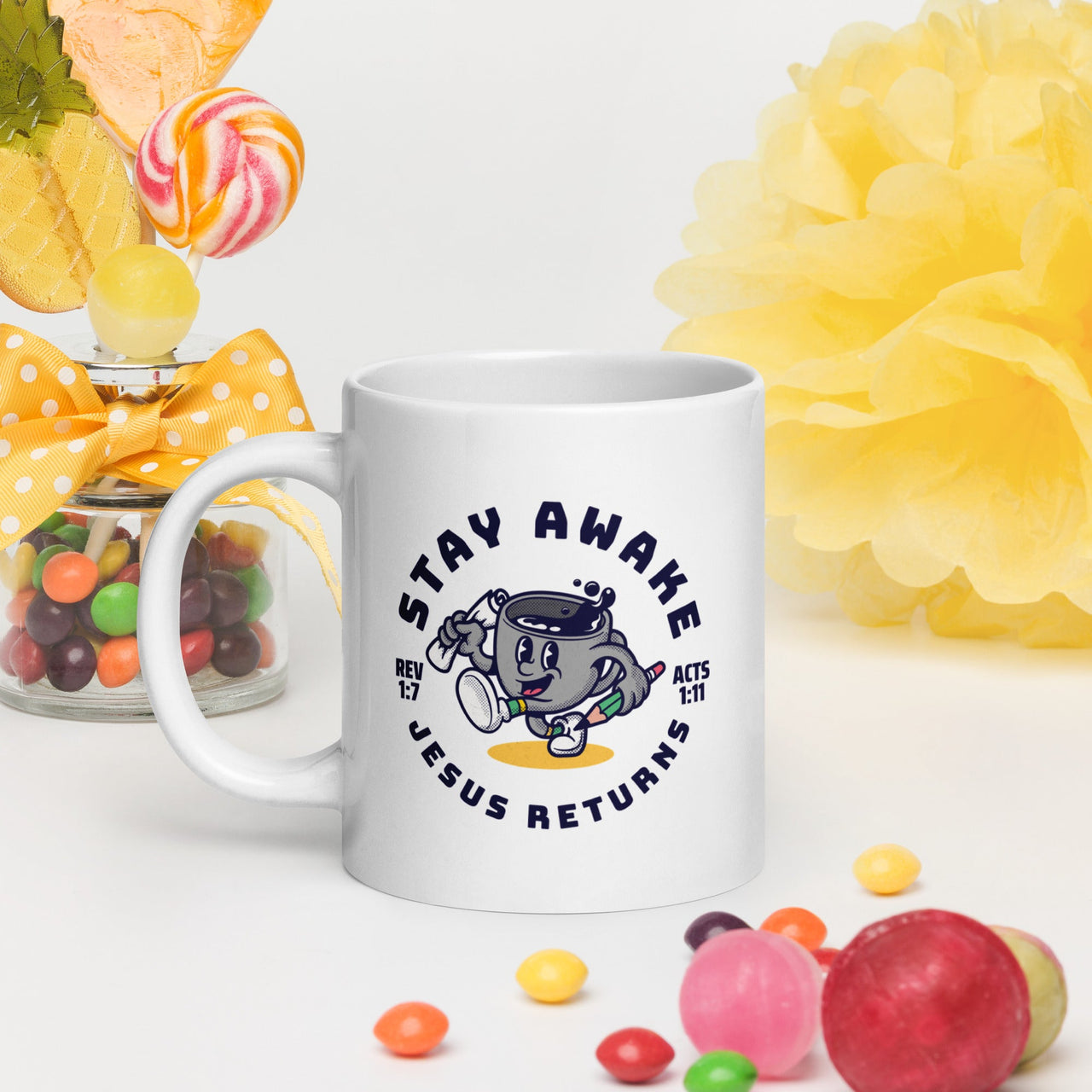 Stay Awake – Jesus Returns Christian Mug | WYH Faith Collection - Wear Your Heart