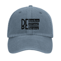 Strong Brave Fearless Embroidered Cap | Christian Hat | Wear Your Heart - Wear Your Heart