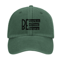Strong Brave Fearless Embroidered Cap | Christian Hat | Wear Your Heart - Wear Your Heart