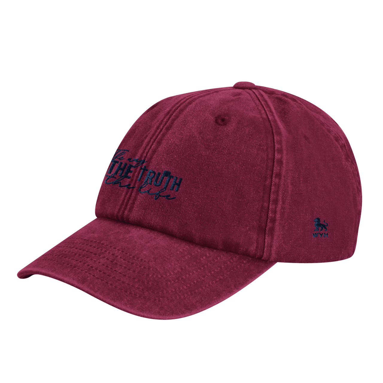 The Way The Truth The Life Embroidered Cap | John 14:6 | Wear Your Heart - Wear Your Heart