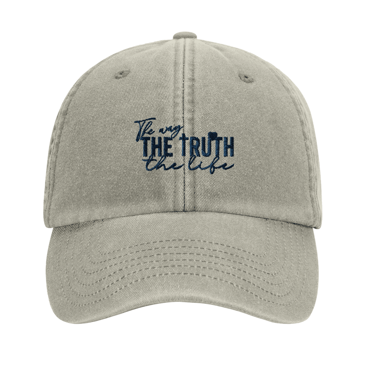 The Way The Truth The Life Embroidered Cap | John 14:6 | Wear Your Heart - Wear Your Heart