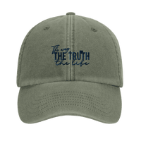 The Way The Truth The Life Embroidered Cap | John 14:6 | Wear Your Heart - Wear Your Heart