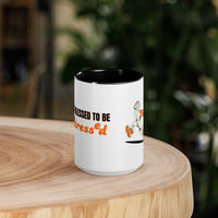 Too Blessed To Be Stressed Mug – Christian Humour Mug with Colour Inside | Faith Collection - Wear Your Heart