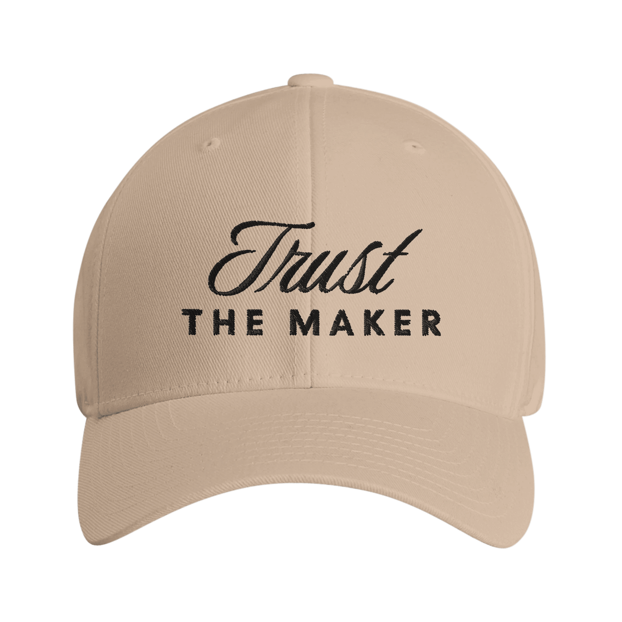 Trust the Maker Embroidered Cap | Isaiah 64:8 Christian Hat | Wear Your Heart - Wear Your Heart