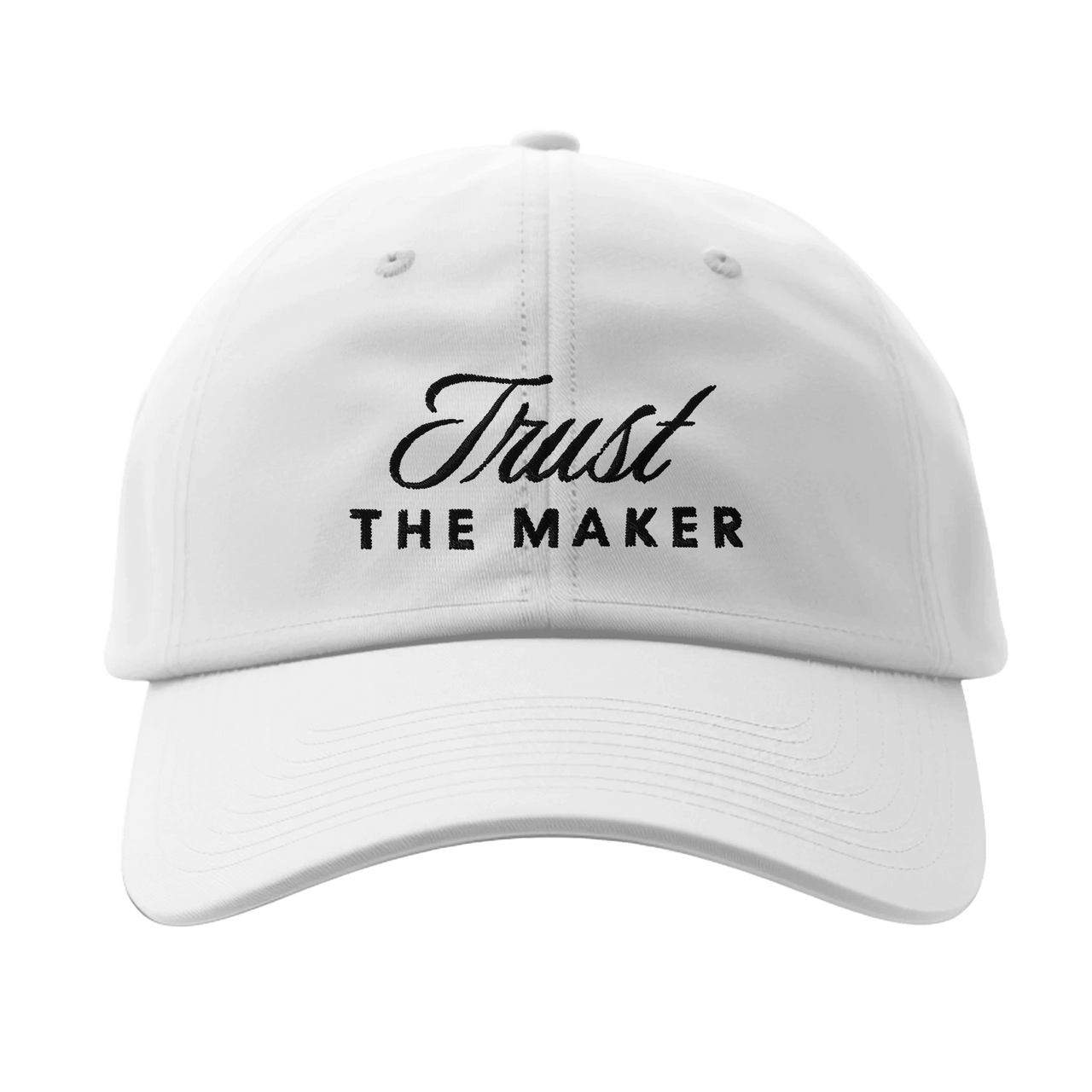 Trust the Maker Embroidered Cap | Isaiah 64:8 Christian Hat | Wear Your Heart - Wear Your Heart