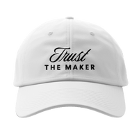 Trust the Maker Embroidered Cap | Isaiah 64:8 Christian Hat | Wear Your Heart - Wear Your Heart
