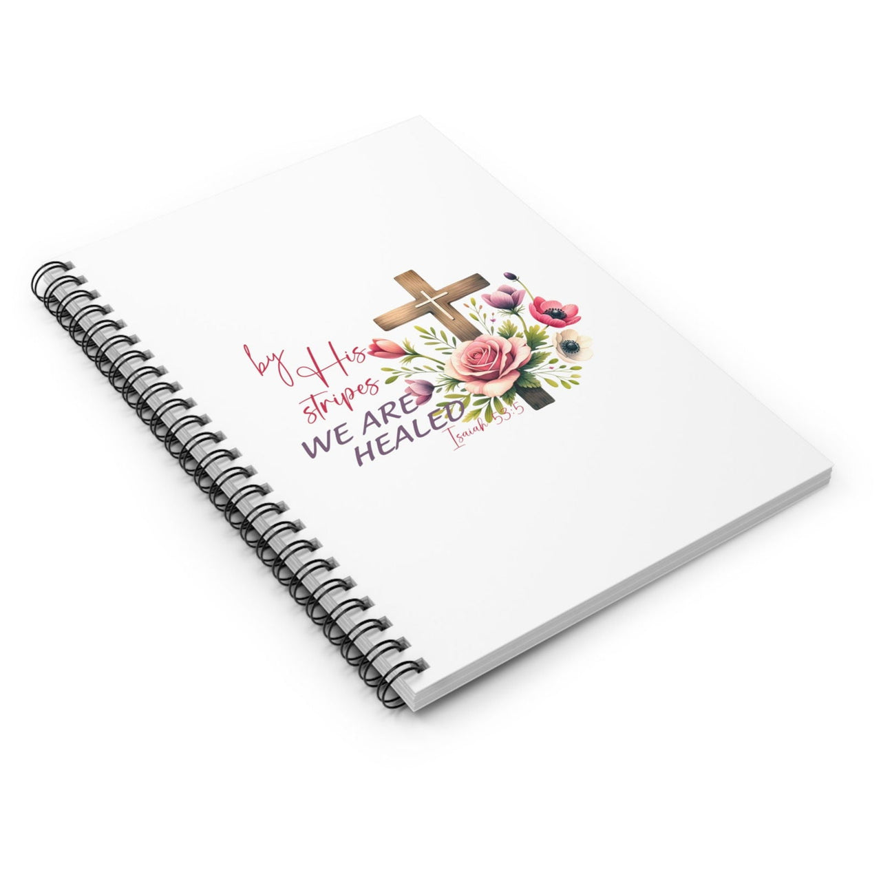 We Are Healed Spiral Notebook - Wear Your Heart