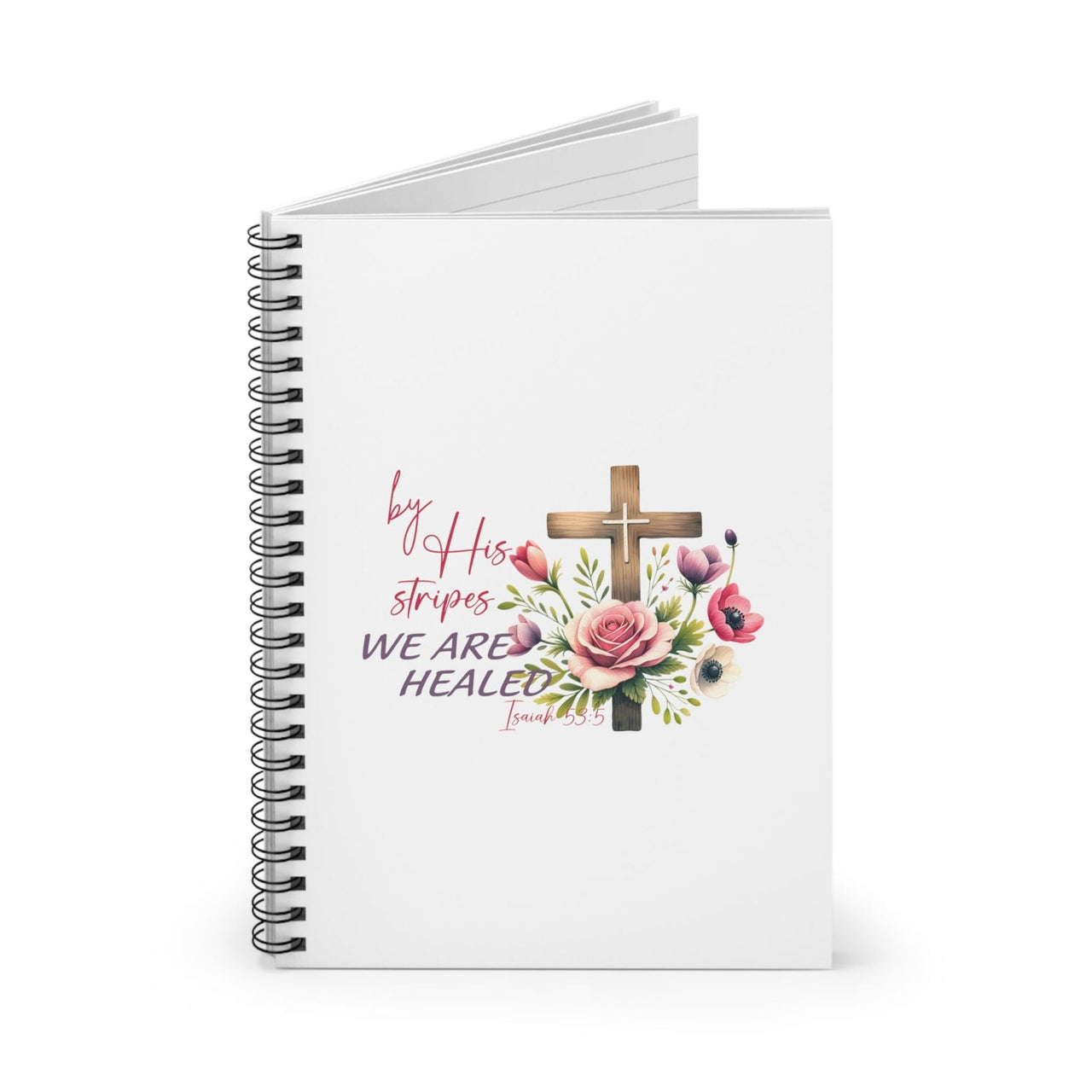 We Are Healed Spiral Notebook - Wear Your Heart