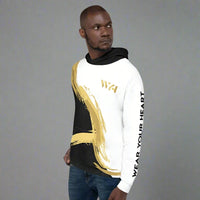 Wear Your Heart Unisex Hoodie | Custom All Over Print - Wear Your Heart