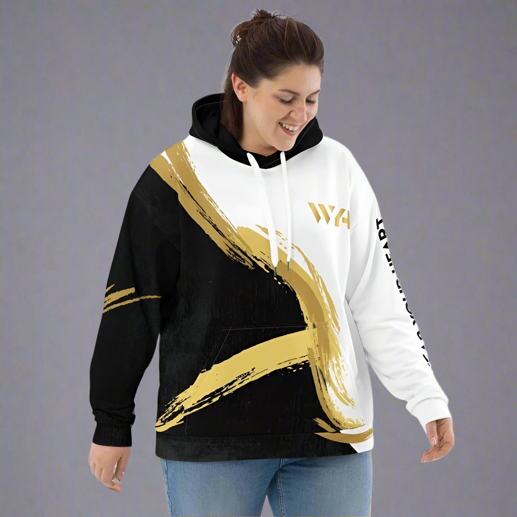 Wear Your Heart Unisex Hoodie | Custom All Over Print - Wear Your Heart