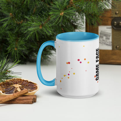 Game Face Mug with Colour Inside – Bold & Fun Coffee Mug