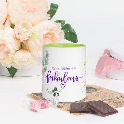 My Day is Going to Be Fabulous Mug – Vibrant Color Inside