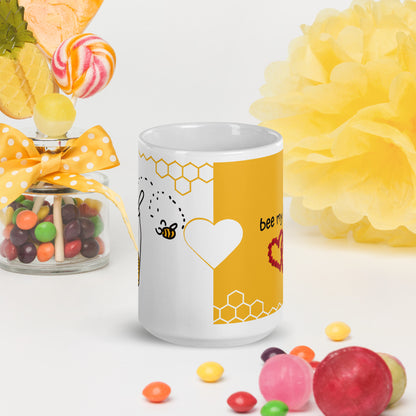 Bee My Honey Mug for couples - A Christian-themed mug symbolizing love and faith