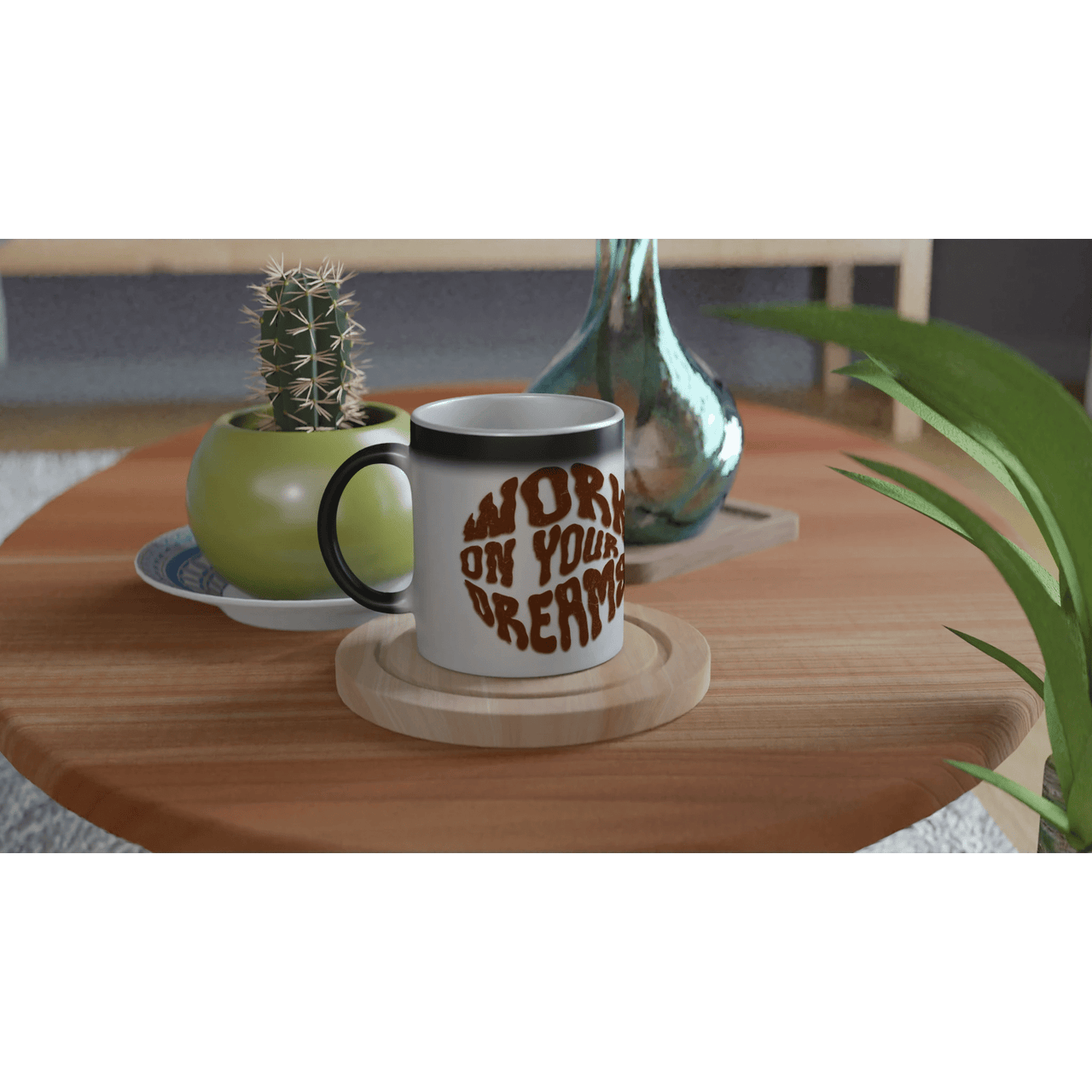 Work on Your Dreams Magic Mug 11oz | Proverbs 22:29 | Wear Your Heart - Wear Your Heart